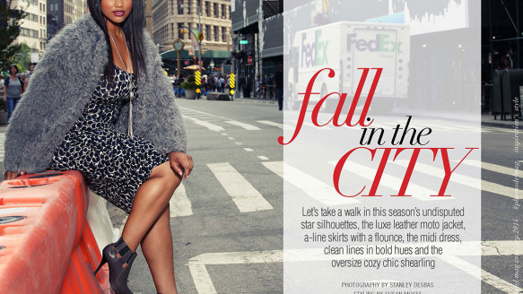 Plus Model Magazine – Fall in the City
