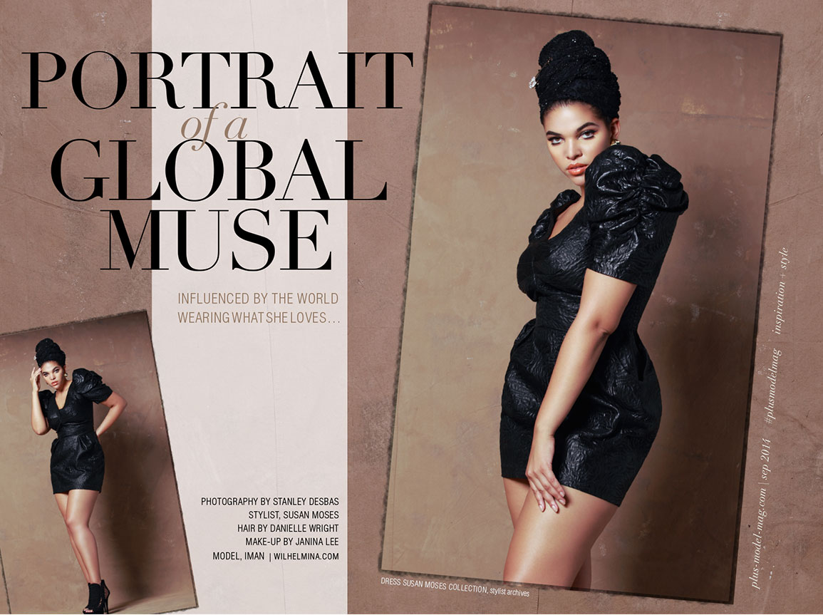Plus Model Magazine – Portrait of a Global Muse