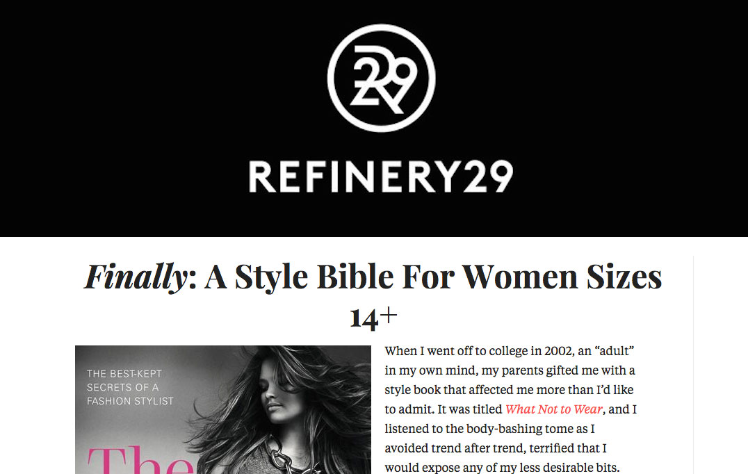 Finally: A Style Bible For Women Sizes 14+
