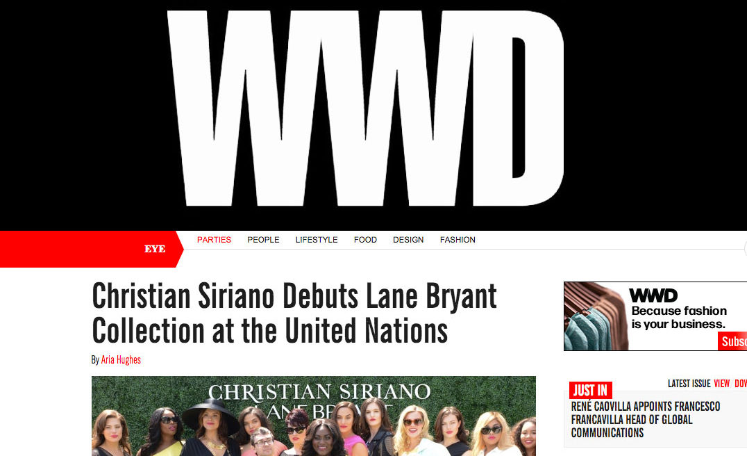 Christian Siriano Debuts Lane Bryant Collection at the United Nations - WWD
